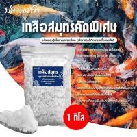 ราคา เกลือทะเล น้ำหนัก 1 กิโลกรัม เกรดสะอาดใส่ตู้ปลา เกลือใส่บ่อปลา เกลือสมุทร เกลือใส่ปลา ลดความเครียดของปลาได้เป็นอย่างดี (21661814012)