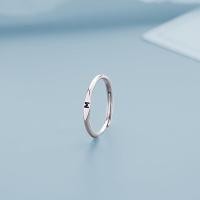 ราคา แหวนแหวนปรับขนาดได้แฟชั่น26ตัวอักษร A Z สำหรับผู้ชายและผู้หญิงเครื่องประดับของขวัญคู่รัก S925เกาหลีเงิน (21703186761)