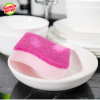 ราคา 3M Scotch Brite สก๊อตช์ ไบรต์ แผ่นใยขัดพร้อมฟองน้ำ แอนตี้แบคทีเรีย สำหรับทำความสะอาดภาชนะเคลือบ (21899439851)