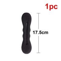 ราคา อุปกรณ์จัดแต่งทรงผม4ชิ้นอุปกรณ์ทำผมหยิกที่คาดผมยางรัดผมโดนัทที่ม้วนโฟมรองผมรูปโดนัทบิดอุปกรณ์แต่งทรงผม (19804423523)