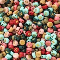 ราคา St kunkka ลูกปัดตัวอักษรอะคริลิคภาษาอังกฤษผสม7มม 100ชิ้นลูกปัดกลมแบน100ชิ้นลูกปัดตัวอักษรสำหรับสร้อยข้อมือเสน่ห์ทำ DIY เครื่องประดับสร้อยคอ (21816782001)