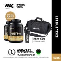 ราคา เซ็ตคู่ Optimum Nutrition Gold Standard Isolate Whey Protein 5 2 Lb เวย์โปรตีนแบบไอโซเลท (21604402010)