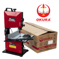 ราคา OKURA แท่นเลื่อยสายพาน ขนาด 8 นิ้ว มอเตอร์ 350 W ระยะตัด 85 มิล ความสูง 700 มิล รุ่น J OK WBS08 เลื่อยสายพาน โต๊ะเลื่อยสายพาน โต๊ะเลื่อยฉลุ เลื่อย (11850444398)