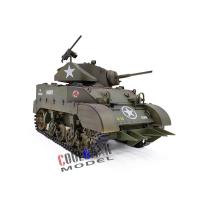 ราคา JDD มี จัดส่งรวดเร็ว รถถัง RC COOLBANK ขนาด2 4กิกะเฮิร์ตซ์ M5A1สจวตโมเดลถังเบารีโมทคอนโทรลพร้อมเสียงและไฟสำหรับเด็กผู้ชาย (21846019022)