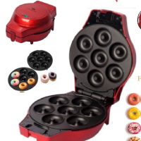 ราคา Donut Maker เครื่องทำโดนัทจิ๋ว เครื่องทำโดนัทจิ๋ว Fryking รุ่นFR C4 เครื่องทำโดนัทสีแดง ยอดนิยม Donut Machine เครื่องทำโดนัทมินิ เครื่องทำโดนัทไฟฟ้า เครื่องทำขนม แม่พิมพ์เคลือบ Non stick ขนมไม่ติดเตา 