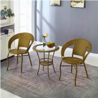 ราคา BaanD ชุดโต๊ะเก้าอี้ ชุดโต๊ะเก้าอี้หวาย โต๊ะรับแขก ชุดโต๊ะสนาม เก้าอี้หวาย ชุดโต๊ะกาแฟ เก้าอี้สนาม เก้าอี้ไม้หวาย (21841215245)