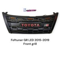 ราคา กระจังหน้า Fortuner 2015 2016 2017 2018 2019 รุ่น GR มีไฟ led โลโก้ toyota สีแดง (21792078088)