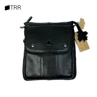 ราคา THAILEATHERGOODS กระเป๋าสะพายหนังแท้ กระเป๋าเอกสารสะพายพลาดลำตัว หนังออยล์ ฝาหน้ากระดุมแม่เหล็ก (20937120647)