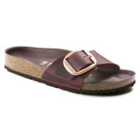 ราคา รองเท้าแตะแฟชั่น Original Birkenstocks 2023 New Inspiration Premium Collection Women Madrid Oiled Leather Zinfandel For Women (20534111940)