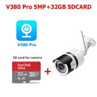 ราคา กล้องวงจรปิด V380 4K CCTV กล้องวงจรปิด ตรวจสอบ wifi 360 Night Vision ถนน โรงงาน สีเต็ม PTZ IP Camera Outdoor IP Camera 1080P outdoor (21474793117)