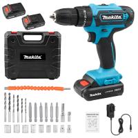 ราคา Makita สว่านไร้สาย สว่านไฟฟ้า ไขควงไฟฟ้า สว่าน เครื่องมือช่าง 288V Li ion อย่างดี 2ก้อน (21907193906)