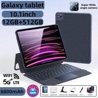 ราคา NEW 2023 Tablet PC SAMSNUG Galaxy tablet จอ 10 1 Android 12 Ram 16 GB Rom 512GB ใส่ซิมไม้ได้ รองรับไวไฟ แท็บเล็ตราคาประหยัด (20768762569)