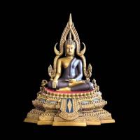 ราคา พระพุทธชินราช ขนาดใหญ่หน้าตัก9นิ้ว จำลองงานสีทองเหลืองเก่าโบราณ รับประกันความเหมือนทองเหลือง วัสดุเรซิ่น รายละเอียดสวยงามคมชัด (21461444432)