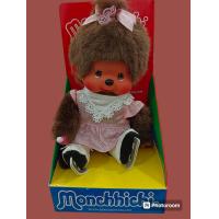 ราคา ตุ๊กตา Monchhichi 20cm Girl ice skater 236947ของพร้อมส่ง (21898492095)