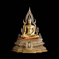 ราคา พระพุทธชินราช ขนาดใหญ่หน้าตัก9นิ้ว จำลองงานสีทองเหลืองเก่าโบราณ รับประกันความเหมือนทองเหลือง วัสดุเรซิ่น รายละเอียดสวยงามคมชัด (21461444431)