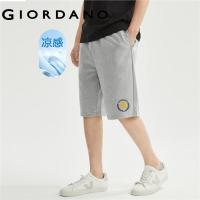 ราคา GIORDANO Men Shorts Ice Cooling Antibiosis Summer Shorts Elastic Waist Lion King Embroidery Fashion Casual Shorts 01104452 (21731692017)