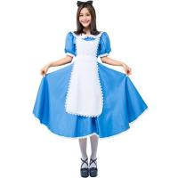 ราคา Arcsok ชุดเดรสคอสเพลย์ Alice in Wonderland French Maid สีฟ้า เหมาะกับปาร์ตี้ฮาโลวีน สําหรับผู้หญิง และผู้ใหญ่ (21312084297)