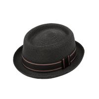 ราคา วินเทจพายหมูหมวกผู้ชายปีกกว้างผ้าขนสัตว์สักหลาด Fedora หมวกสีดำโบสถ์แจ๊สริบบิ้นสักหลาดปานามาเครื่องประดับหมวกสุภาพบุรุษ (21382424643)