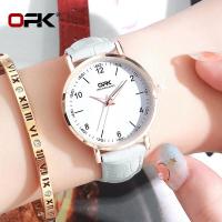 ราคา OPK นาฬิกาสำหรับสาวผู้หญิงกันน้ำหนังนุ่ม Casual Luminous นาฬิกานาฬิกาควอตซ์ (8250207037)