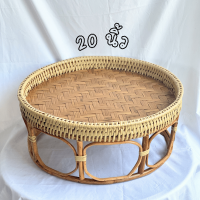 ราคา ขันโตก ขันโตกหวายสาน ขันโตกถวายพระ มีหลายขนาดตั้งแต่ 10 30 นิ้ว (21694211447)