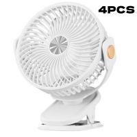 ราคา WECHINUP พัดลมตั้งโต๊ะแบบคลิปหนีบ พัดลมคลิปหนีบไร้สาย มีแบตในตัวชาร์จด้วยสายUSB ปรับได้ 360 ตั้งได้ หนีบได้ พกพาสะดวก (21858940912)