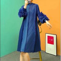 ราคา เดรสผ้ายืดคอเต่าอัดพลีท เดรสสั้น แต่งดีเทล pleats dress (21809883738)