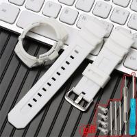 ราคา สายนาฬิกายางเหมาะสำหรับ Casio AW591 590 5230 AWG M100 G 7700สายนาฬิกาสำหรับผู้ชายเคสขนาด16มม อุปกรณ์นาฬิกาเรซิ่นกันน้ำ (21176552178)