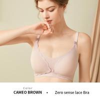ราคา MOOZ HEALTH ชุดชั้นในให้นม เนื้อผ้า Nursing Bra Breastfeeding For Pregnancy Maternity Underwear Front Button Bra (21739875465)