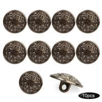 ราคา 10ชิ้นกระดุมเม็ดกระดุมโลหะลายโพรงย้อนยุคกระดุมแกะสลักสีทองสำหรับเสื้อเสื้อคลุมสูทเสื้อผ้าสไตล์ยุโรปอุปกรณ์เย็บผ้า Diy (21645999481)