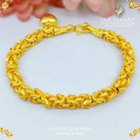 ราคา สร้อยข้อมือ เศษทองคำแท้ ลายมีนาจี้หัวใจ หนัก 1 บาท ไซส์ 6 8 นิ้ว 1 เส้น XS25 (19033793011)