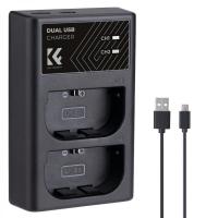 ราคา K F Canon LP E6 battery 2 pack dual slot battery charger kit LP E6NH LP E6N LP E6 (20507841346)
