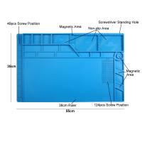 ราคา ฉนวนกันความร้อนซิลิโคนเสื่อเหล็กผสม500 แผ่นซ่อมทนความร้อนพร้อมเครื่องมืองานแม่เหล็กแผ่นซ่อมโทรศัพท์คอมพิวเตอร์แท่นโต๊ะการบำรุงรักษาอุปกรณ์เชื่อมสายไฟ (21419708376)