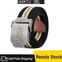 ราคา JEEP SPIRIT 1941 ESTD กลางแจ้งลายทางเข็มขัดผ้าใบทหารเข็มขัดยุทธวิธีหัวเข็มขัดสีเงินสายรัดนิรภัยสำหรับปีนเขาเข็มขัดทำงานเข็มชัดทหาร (21743469221)