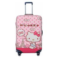 ราคา พร้อมส่ง ผ้าคลุมกระเป๋าเดินทาง แบบยืดหยุ่น ป้องกันฝุ่น ป้องกันรอยขีดข่วน ลาย Hello Kitty ของขวัญคริสเตมส์ (21733914632)