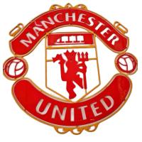ราคา manchester united โลโก้แมนเชสเตอร์ยูไนเต็ด แบบแขวนเหล็กตัดเลเซอร์ ขนาด18 18 cmทำสีเหมือนจริง ใช้สีพ่นรถยนต์ 2k ทนแดดทนฝน ทนทุกสภาวะอากาศ ขนาดพกพา (10040173140)