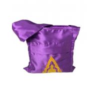 ราคา กระเป๋าพระ ย่ามกิจนิมนต์ ย่ามพระผ้าไหมปักอย่างดีขนาด15นิ้ว (21769042384)