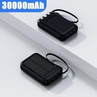 ราคา พลังงานแสงอาทิตย์ eloop พาวเวอร์แบงค์ แบตสำรอง 30000mAh พาวเวอร์เเบงค์ power bank solar cell เพาวเวอร์แบงค์ ของแท้ แบตสำรองพกพา ชาร์จเร็ว เพวเวอร์แบงค์ พาวเวอร์แบงค์แท้ พร้อมไฟ LED มีสายในตัว4ห้ว (218