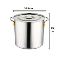 ราคา Steel Home หม้อ หม้อสตูว์ หม้อต้มทรงสูง หม้อมีหู หม้อต้ม หม้อต้มสแตนเลสหนาใหญ่ หม้อทรงสูง หม้อน้ำซุป หม้อต้มอาหาร (21892990645)