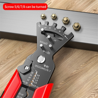 ราคา DBM HOME 1 PCS Wire Stripping Pliers Multifunctional Red for Cable Cut Crimp Bending Wire Stripper Wrench Cable Cutter Crimper Hand Tool (21859859581)