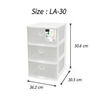 ราคา กล่องลิ้นชักเก็บเอกสาร ใส่กระดาษ A4 3 ชั้น ขนาด 30 5 x 36 2 x 50 6 cm No LA 30 (21703072585)