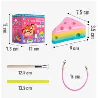 ราคา เจอลูกปัดข้างใน DIY ขูด สบู่ชีส สายรุ้ง เรนโบว์ Rainbow Soap Treasure เกมสมอง สร้อยข้อมือ DIY ของเล่นทางโบราณคดี (21105740826)