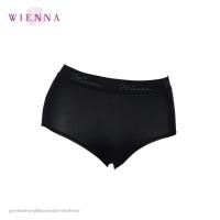 ราคา WIENNA PANTIES DU13104 ผ้าคอทตอล ไนล่อนสแปนเด็กซ์ กางเกงในเอวสูง สีนู๊ด สีดำ (21788645005)