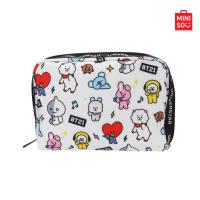 ราคา MINISO กระเป๋าเครื่องสำอาง ขนาดพกพา BT21 Collection (21892430862)