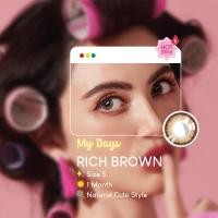 ราคา LOLLIPOP My Days Rich Brown คอนแทคเลนส์ Lollipop (3915140793)