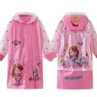 ราคา พร้อมส่งในไทย เสื้อกันฝนเด็ก เสื้อกันฝนเด็กโต เสื้อกันฝนมีที่คลุมกระเป๋าหลัง เสื้อกันฝนตัวยาวลายการ์ตูนน่ารัก (19326977723)