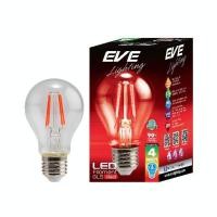 ราคา EVE หลอดไฟ หลากสี แอลอีดี แบบใส สีสันสดใส ทรงกลมทรงจำปา ขนาด 4W ขั้ว E27 และ E14 มีสี แดง เขียว น้ำเงิน เหลือง (20252519816)