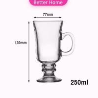ราคา Better แก้วใส 201 300 ml แก้วเครื่องดื่ม ไอสครีม แก้วเบียร์ วินเทจ Creative glass (21782446953)