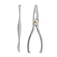 ราคา คลิปหนีบกุ้งคีม3ชิ้นทำจากซิงค์อัลลอยอุปกรณ์เข็มแกะเนื้อปูเนื้อปูสำหรับห้องครัวหอยปูปอกเปลือก (20043843854)