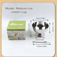 ราคา ถ้วยไอศกรีมสแตนเลสสตีลถ้วยไอศครีมถ้วยขนมหวานทำจากโลหะอุปกรณ์ทำอาหารในครัวถ้วยขนมชามสลัดผลไม้ (21010786819)