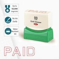 ราคา SANBY ตรายางสำเร็จรูป หมึกในตัว ซันบี้ QUICK STAMPER สีแดง QMAE P29R PAID (339968404)